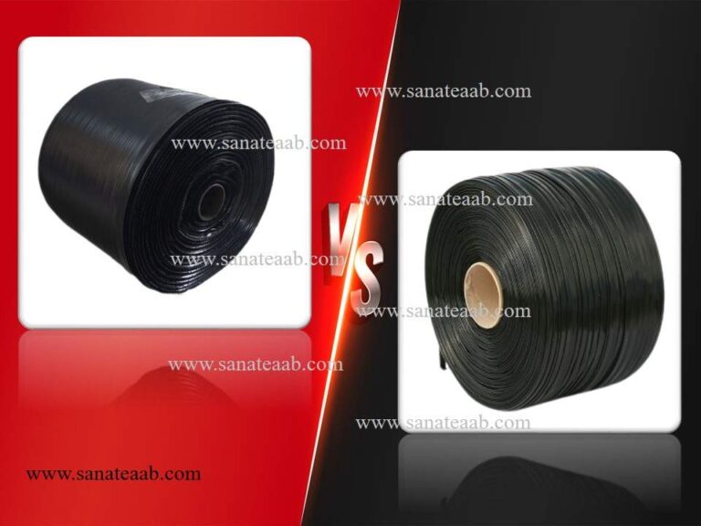 مقایسه نوار تیپ پلاکدار و بغل دوخت