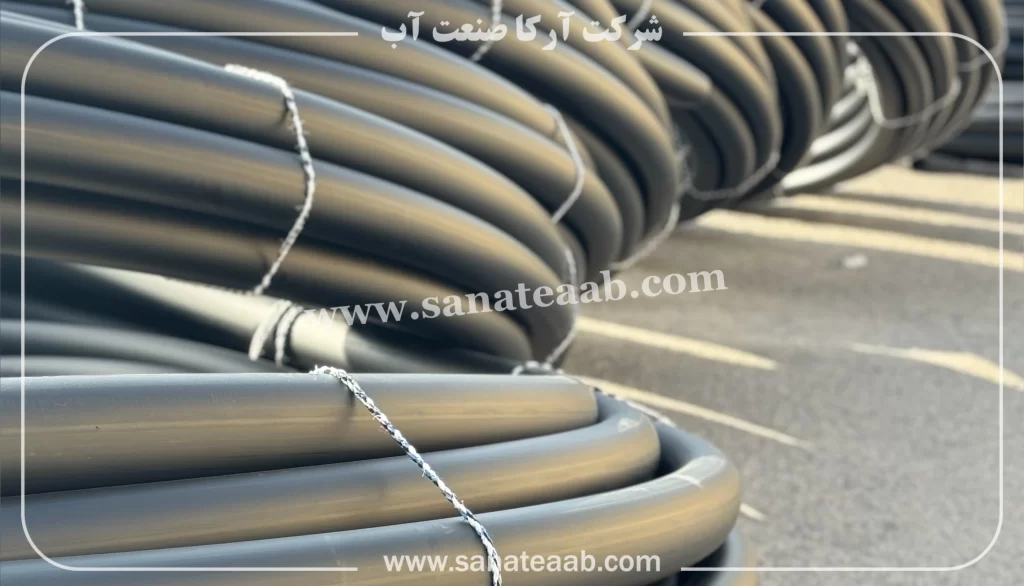 نقشه لوله کشی آبیاری قطره ای درختان و مزارع + لوازم آبیاری 2 لوله اصلی آبیاری قطره ای